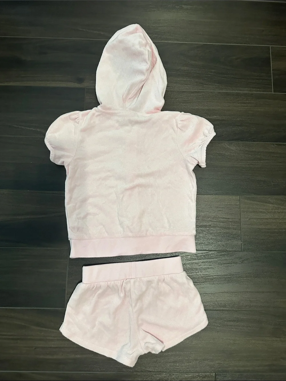 Juicy Couture Sequined Terry Cloth 2-Piece Girl’s Set - Size 5